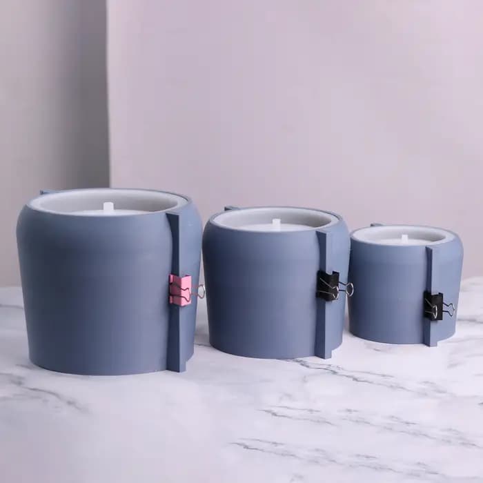 Moule de Pot de jardinière en béton de grande taille