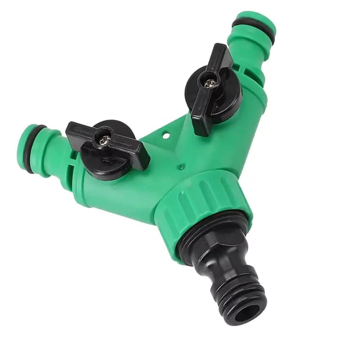 Connecteurs de tuyaux d'eau de jardin, adaptateur de tuyau, Valve de séparation de tuyau en forme de