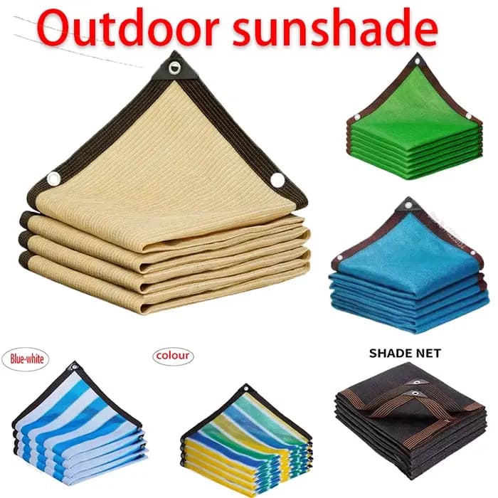 Filet d'ombrage en HDPE pour jardin, protection UV, serre extérieure, pare-soleil, pare-soleil de pi