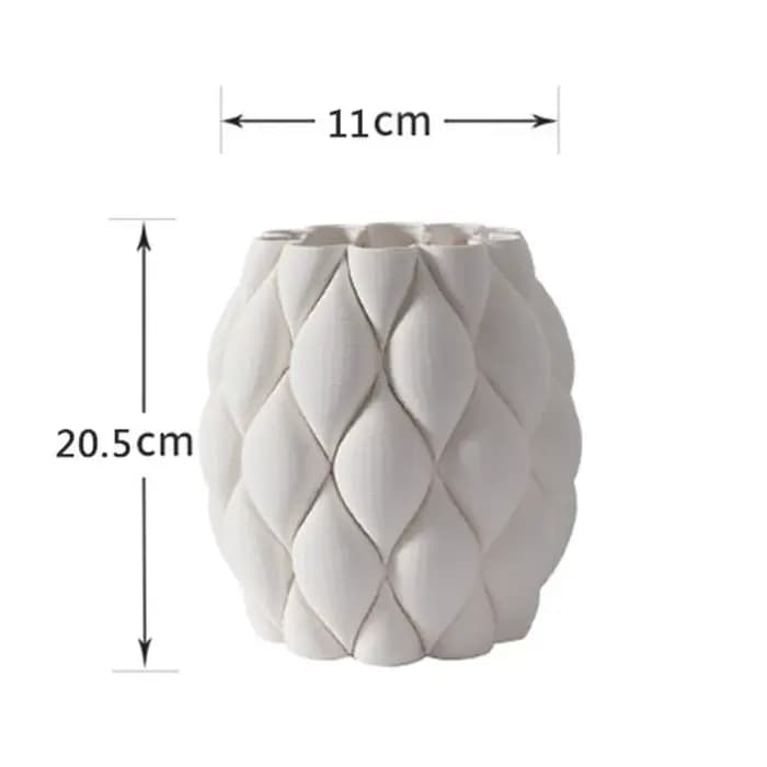 Vases en céramique décor moderne Vase à fleurs bureau