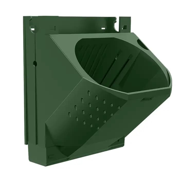 1 pot de jardinage vertical mural en PP avec trous de drainage