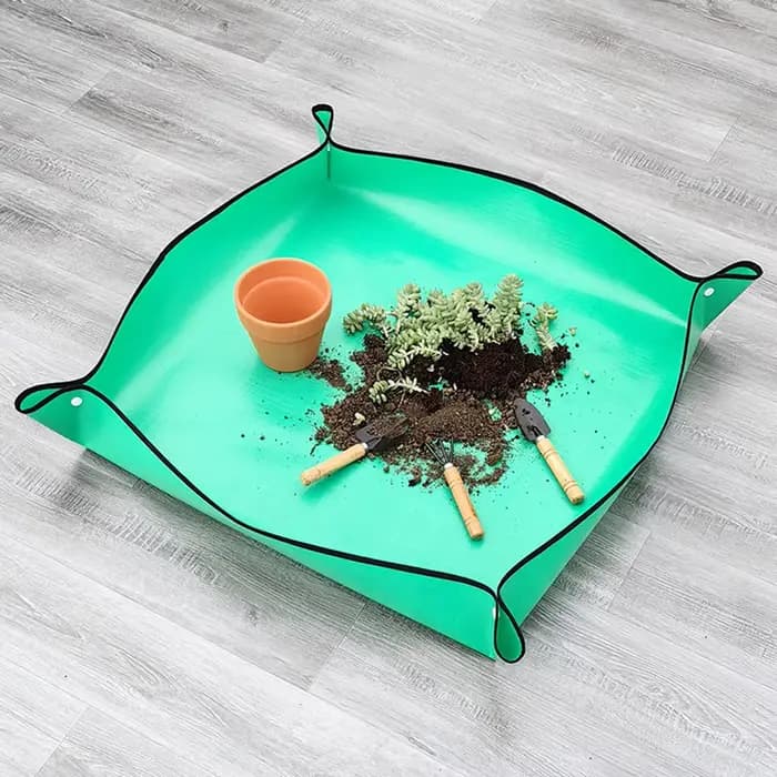 Tapis de repiquage pliable et réutilisable imperméable, fournitures de jardinage à domicile, pour pl