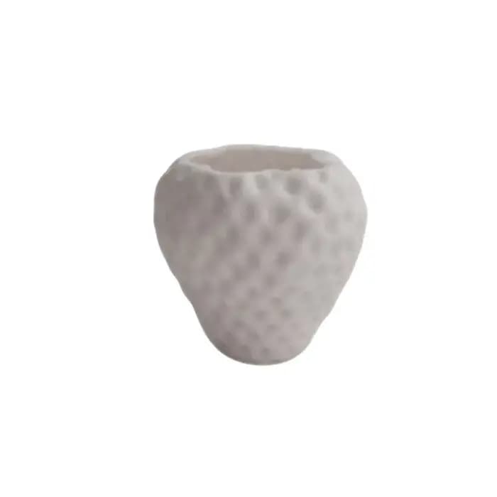 Pot de fleurs amusant imprimé en 3D en forme de fraise