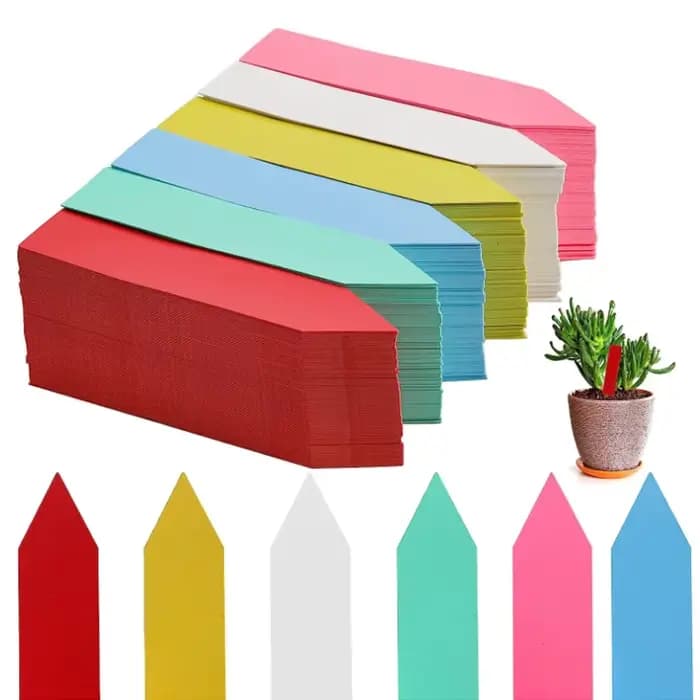 Étiquettes de jardin, Classification des plantes, signe de tri, billet, plaque d'écriture en plastiq