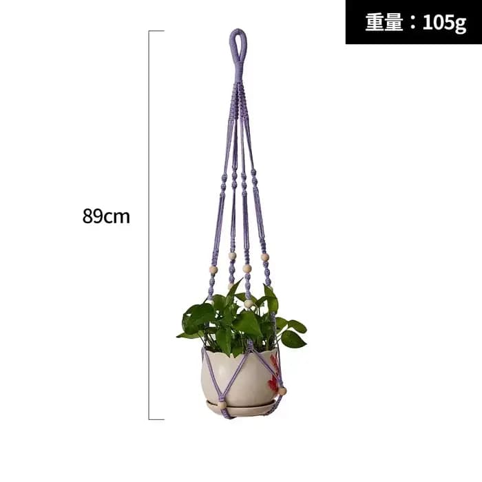 Support fait main pour pots de fleurs, jardinière de jardin de cour, pot de panier, trépied pour vases, décoration d'intérieur