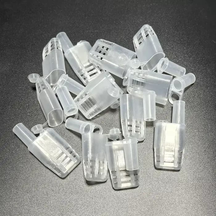 120 pièces abeille reine Cages Protection reine Wangtaipu abeille équipement en plastique blanc sécu