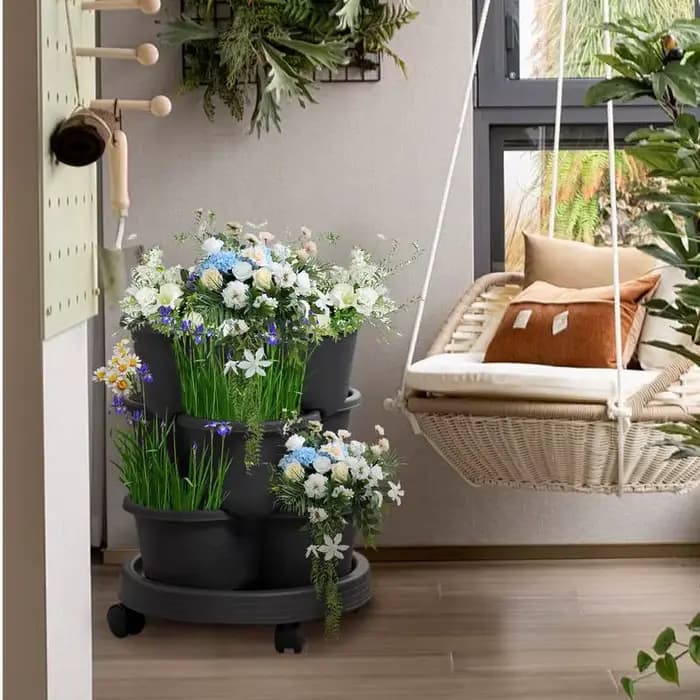 Jardinière empilable à fraises