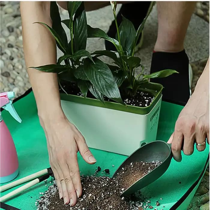 Tapis de reprise de plantes, tapis de transplantation imperméable, tapis d'empotage succulent d'inté