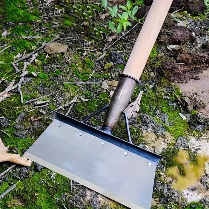 Pelle de jardinage multifonctionnelle en métal – adaptée à nettoyer les déchets agricoles