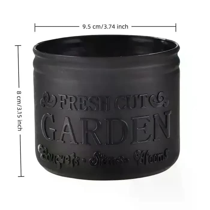 Pot de fleurs rond pour plantes succulentes