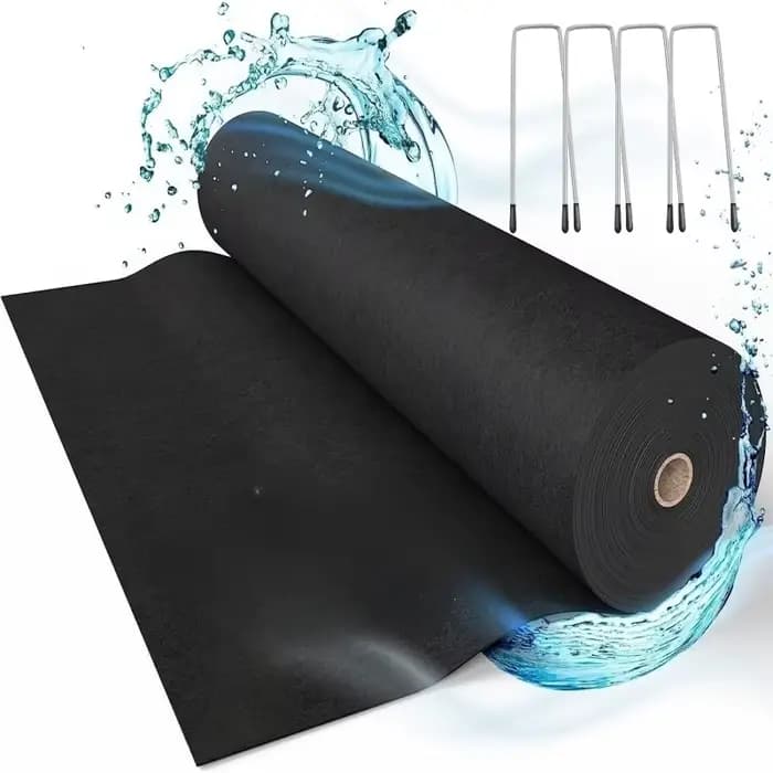 Tissu paysager de barrière contre les mauvaises herbes de jardin de haute qualité avec 10 agrafes pa