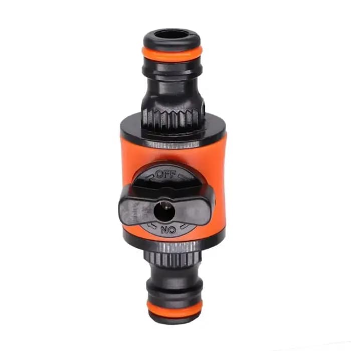 1 pièce/2 pièces Raccord de coupure pour tuyau d'arrosage 16 mm, adaptateur de robinet en plastique,