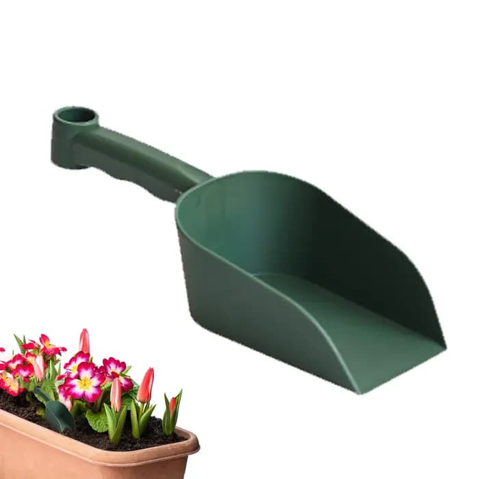 Cuillère de jardin multifonction en plastique, pelle à terre pratique pour le compost, la plantation, le repotage et les travaux de terrassement