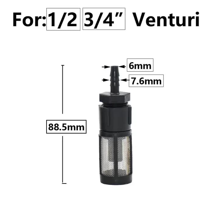 Tube d'irrigation Venturi 1/2 "3/4" 1 "1.5 "filetage Agriculture Venturi engrais injecteur ferme fer