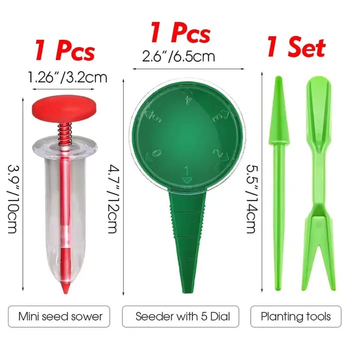 Mini Semoir de Seringue de Précision pour Jardin