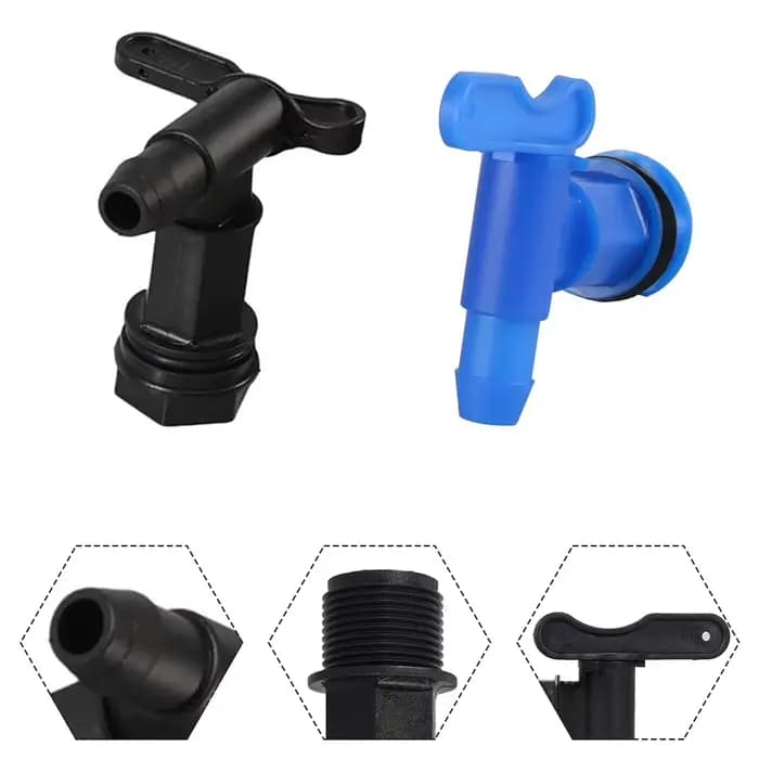 Embouteillage en plastique, outils de jardin, stockage de l'eau, pluie, accessoires IBC baril, robin
