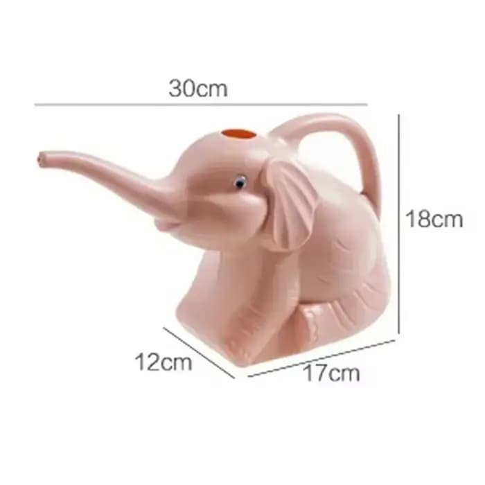 Arrosoir en plastique en forme d'éléphant, mignon, peut plante, Irrigation extérieure, outils de jar