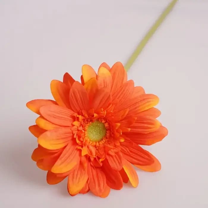 Gerbera-Fleurs Artificielles Hydratantes au Toucher Réel