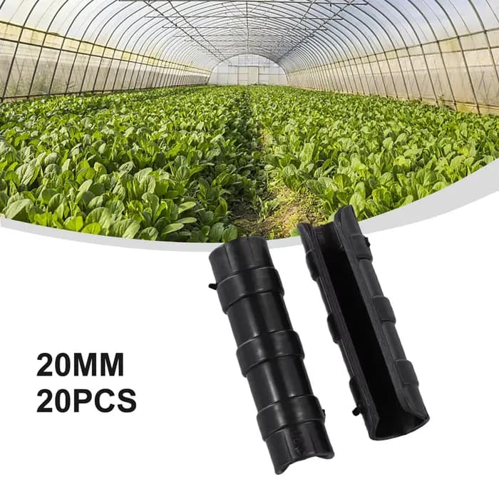 20 pièces 19/20/25mm pince plante serre Film Clips cadre de tuyau fixe Tube pince jardin serres four