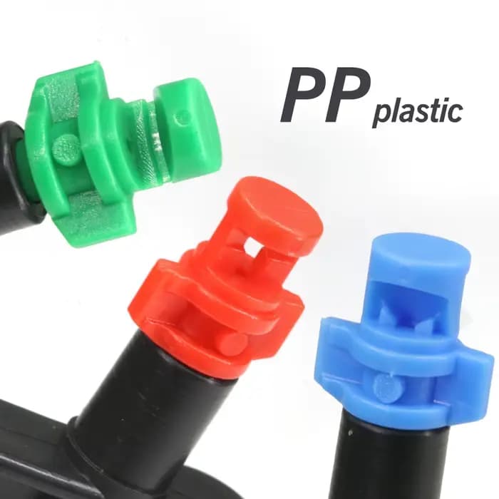 Buse de brumisation à 90/180/360 degrés, arroseur sur piquet de 13cm pour tuyau de 1/4 pouces, arros