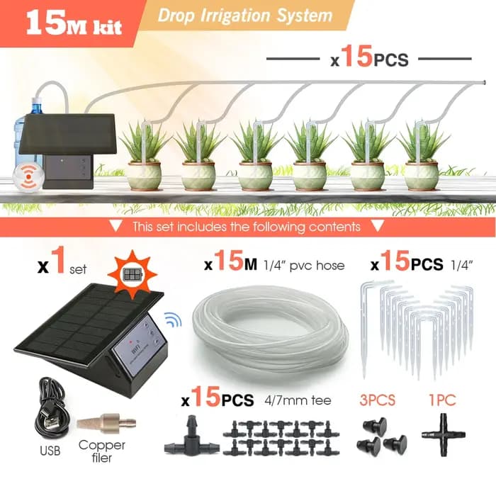 Tuya-Kit d'irrigation goutte-à-goutte automatique