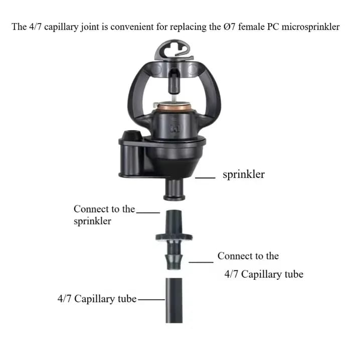 Lot de 10 têtes d'arrosage à compensation de pression haute capacité 35L 55L 100L, pulvérisateurs ag