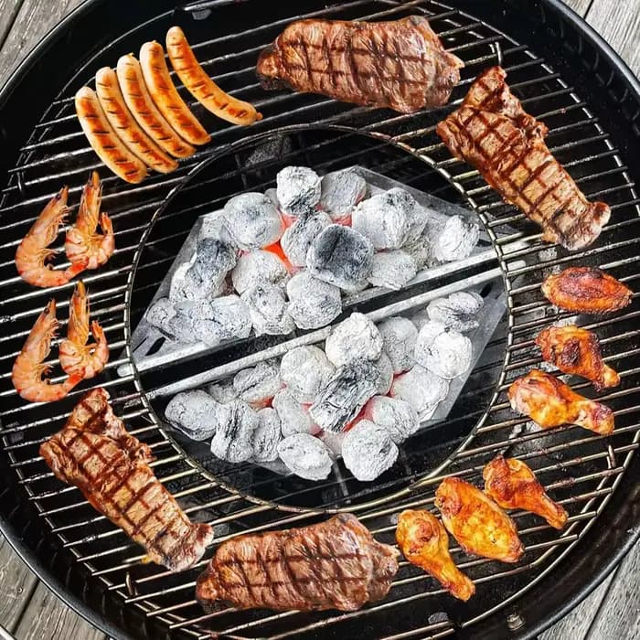 Paniers à charbon de bois pour barbecue Weber Grill