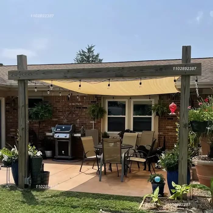 Filet pare-soleil de jardin, protection UV, pergola extérieure, pare-soleil, pare-soleil de piscine,
