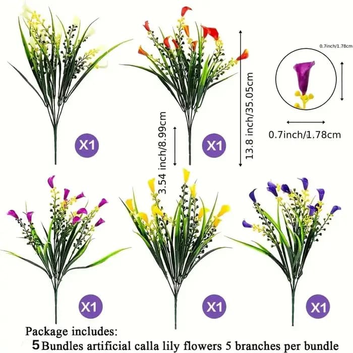 5 types de fleurs artificielles résistantes aux UV pour l'extérieur - Plantes vertes en plastique