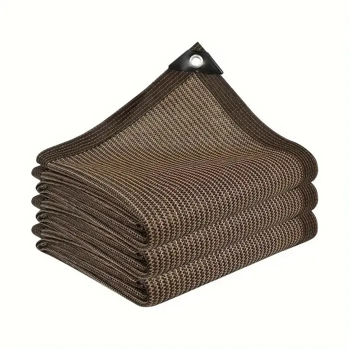 Filet de protection solaire Protection UV filet pare-soleil en PEHD marron