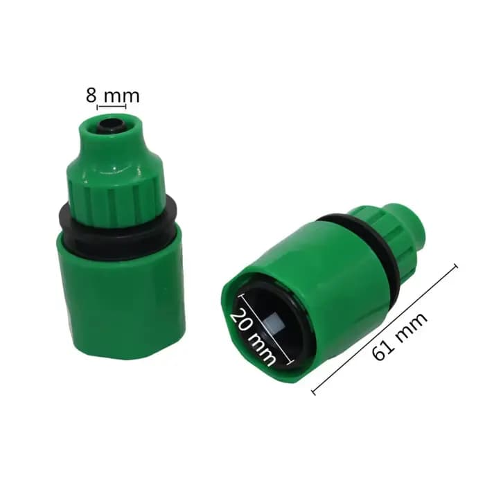 Connecteur rapide de tuyau d'irrigation de jardin, accessoires d'arrosage de pelouse, alimentation e