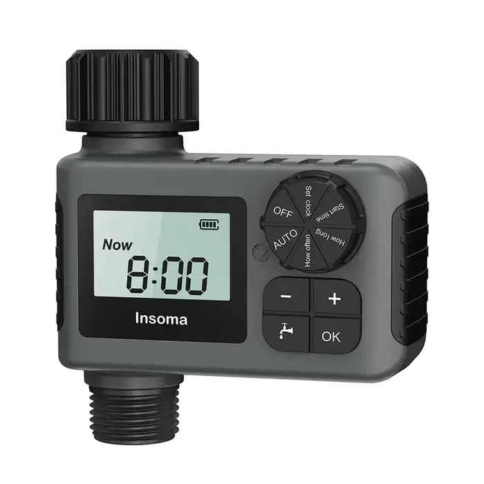 INSOMA-Minuterie d'eau automatique, système d'irrigation intelligent, minuterie d'arrosage, équipeme