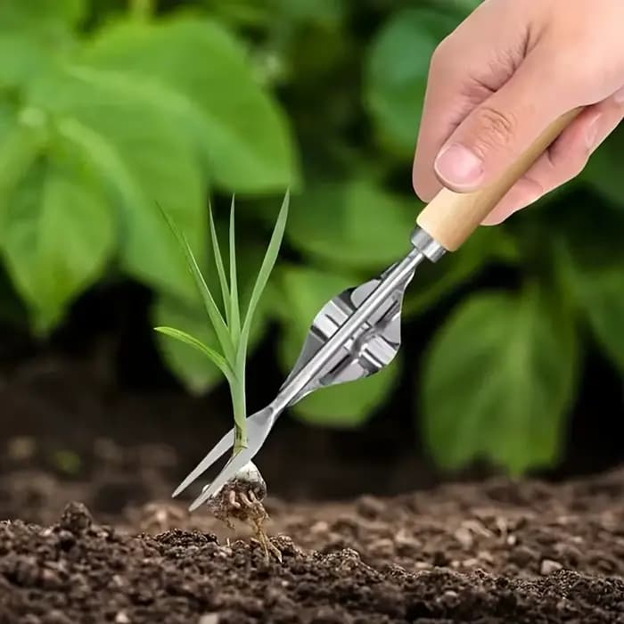 1 tueur de mauvaises herbes ergonomique multifonctionnel en acier inoxydable