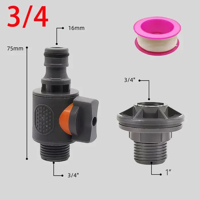 Connecteur à filetage externe 1/2"3/4“-DN15/20