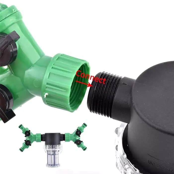 Filtre d'arrosage de jardin 3/4 ", tuyau d'eau d'irrigation agricole, connecteur rapide, préfiltre d