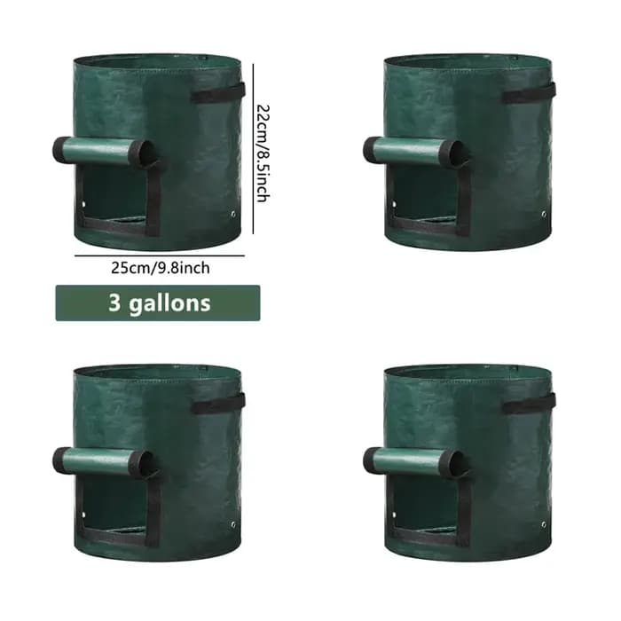 Outil de plantation de pommes de terre et de carottes, 4 pièces, une nouvelle façon de faire pousser des plantes sur votre balcon, sacs de plantation, sacs de semis respirants.