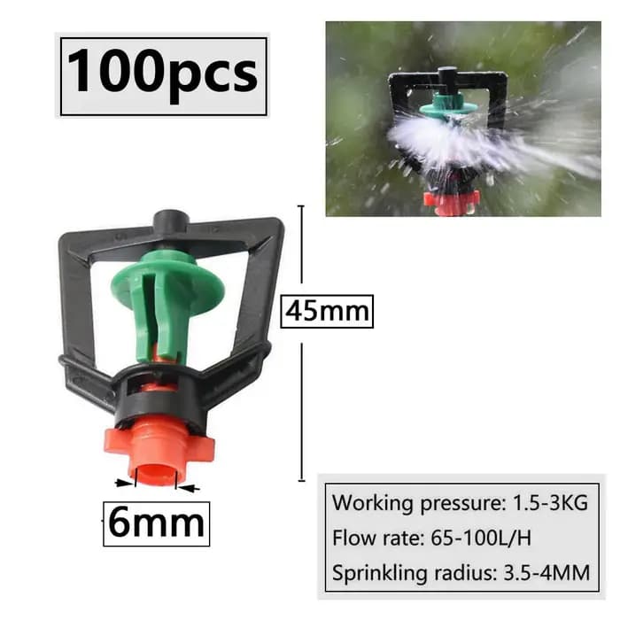 Micro arroseur d'irrigation à effet de serre