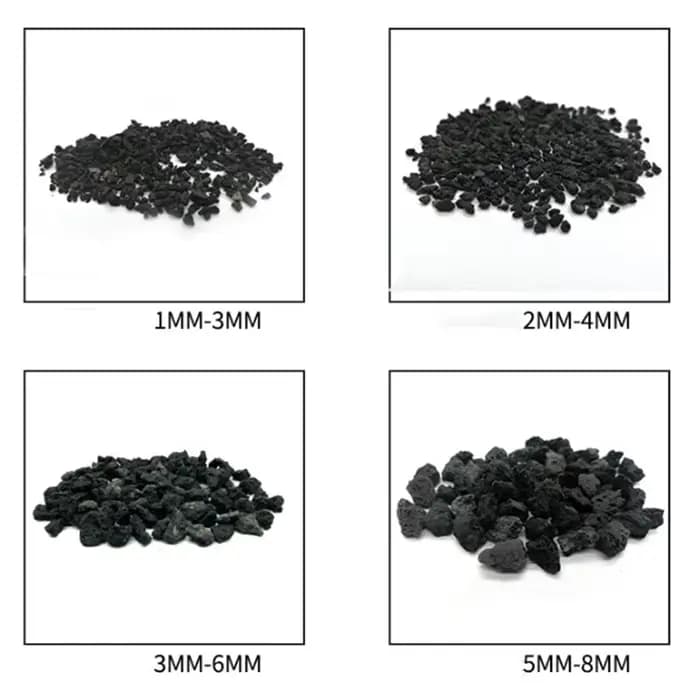 Particules de roche volcanique noire, 500/1000g, culture de fleurs/plantes succulentes, Filtration d