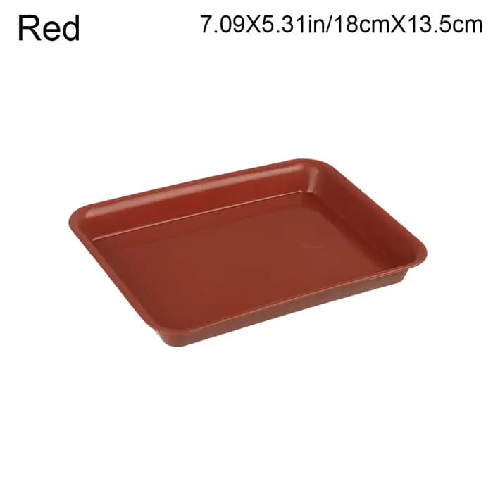 1 pièce, soucoupe rectangulaire en plastique pour pot de fleurs et plantes, pour jardin, intérieur e