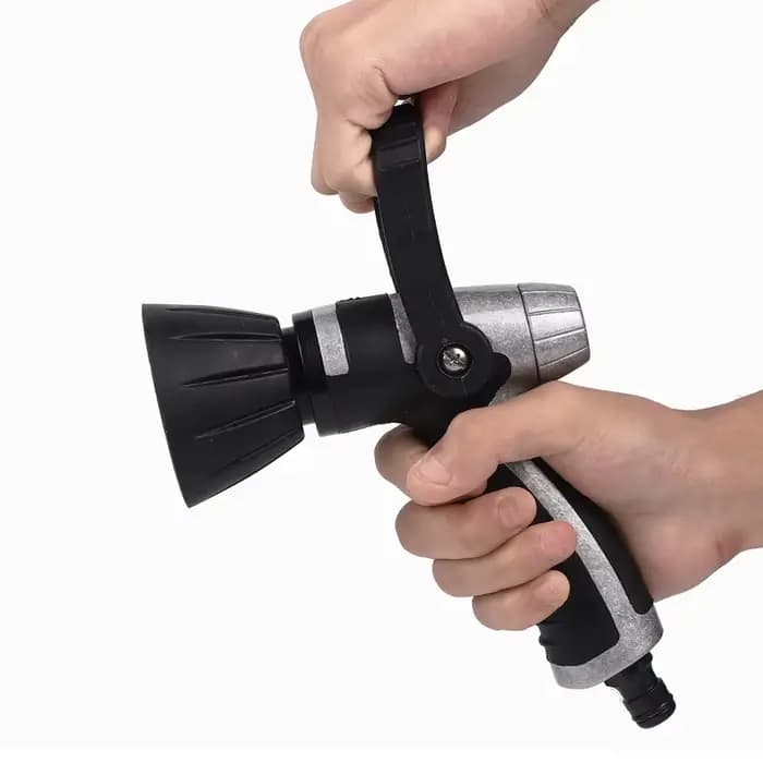 Pistolet de pulvérisation d'eau de jardin en métal haute pression, buse de tuyau d'arrosage de pompi