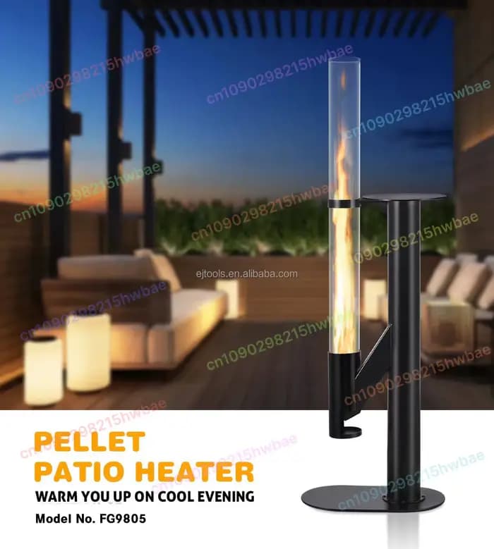 Poêle à fusée à granulés de bois, cheminée d'extérieur pour Camping jardin Patio, chauffage efficace avec accessoires