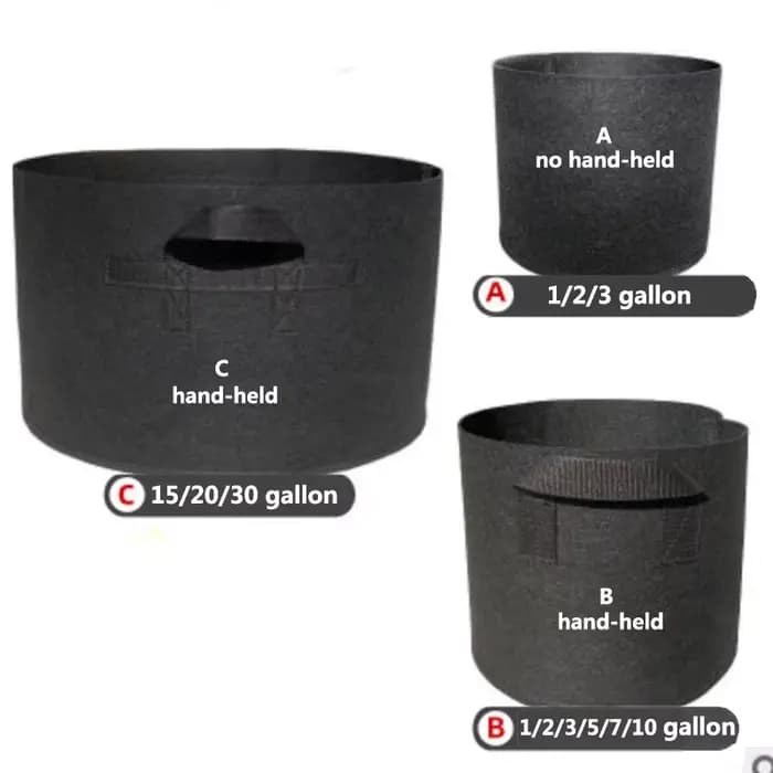 Sacs de Culture pour Plantes de Jardin, 1 Gallons-30 Gallons, Tissu Lauren, Pot de Culture, Fruits,