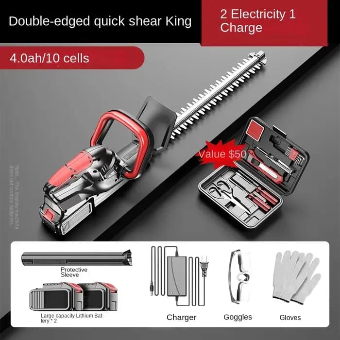 Taille-haie électrique rechargeable
