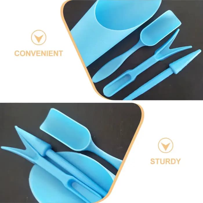 4 pièces/ensemble, pelle à seau en plastique Durable, cylindre de culture en pot, plante à viande, p
