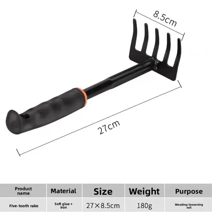 Ensemble de 4 mini-outils de jardinage avec truelle