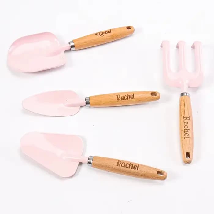 Outils de jardinage colorés personnalisés pour enfants