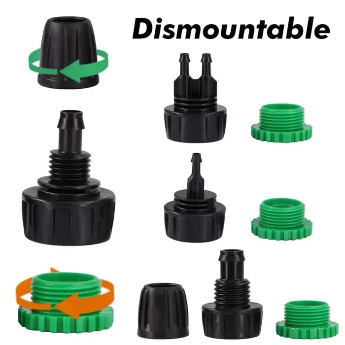 Joendoco-Connecteur de robinet de tuyau d'arrosage, filetage femelle 1/2 "3/4", adaptateur de tube m