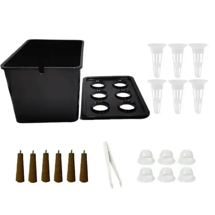 Jardinière hydroponique recyclable 652F avec fenêtre transparente