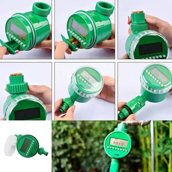 Minuterie d'eau automatique à écran LCD, dispositif de contrôle d'irrigation de jardin, contrôleur d