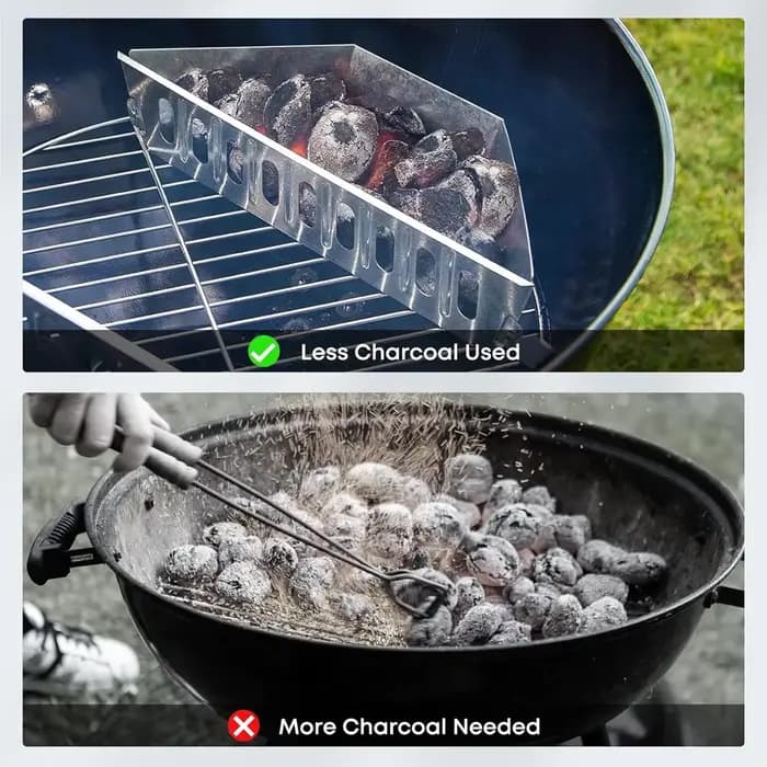 Paniers à charbon de bois pour barbecue Weber Grill